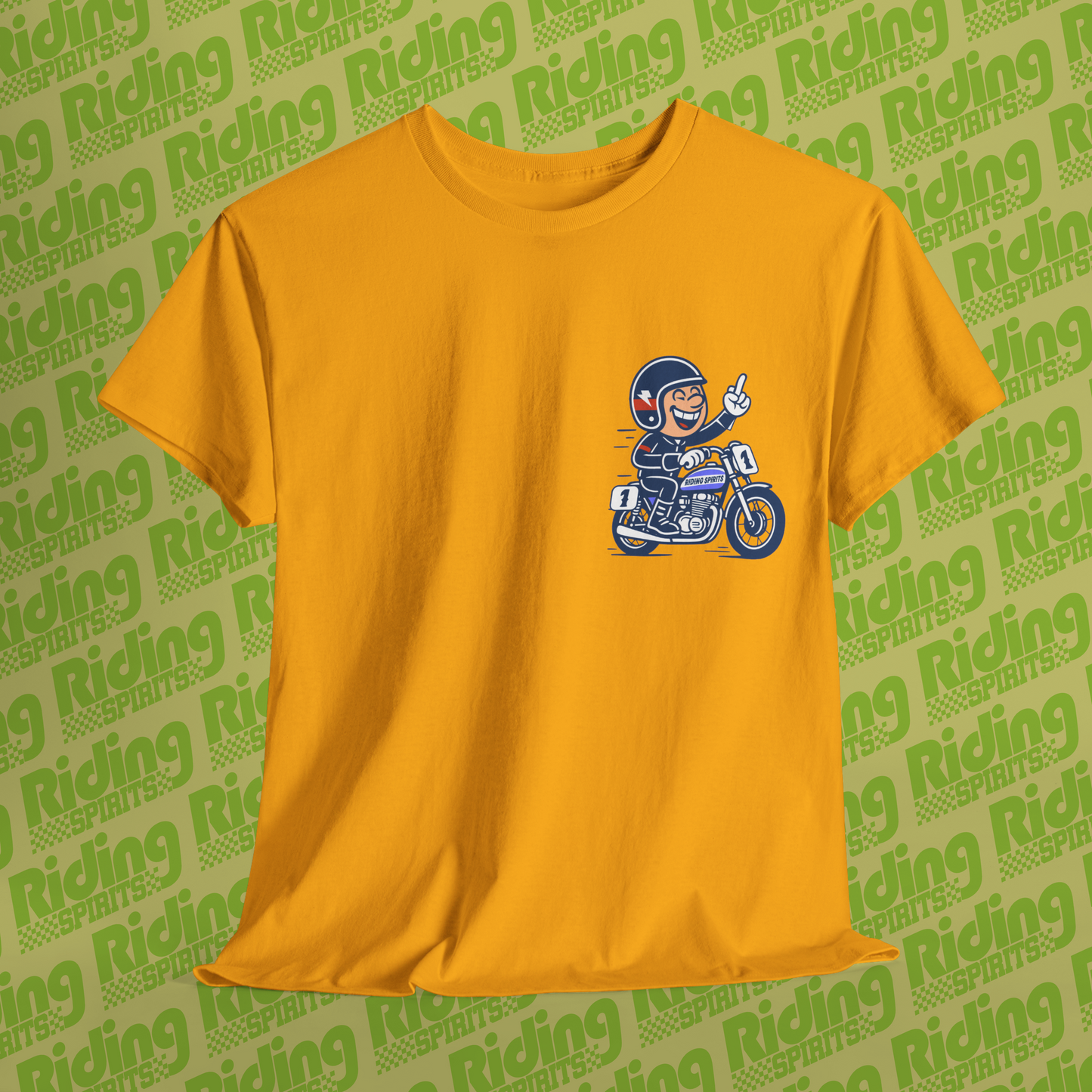 F**k It Lets Ride Riding Spirits Retro Short Sleeve T-Shirt
