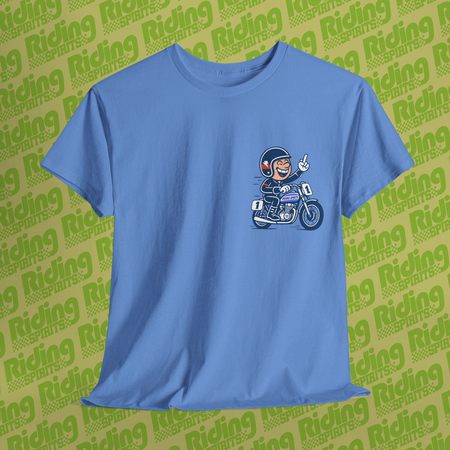 F**k It Lets Ride Riding Spirits Retro Short Sleeve T-Shirt