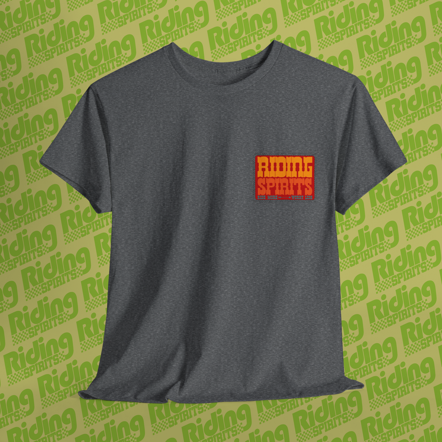 Ride More Worry Less Dirt Vision Short Sleeve T-Shirt