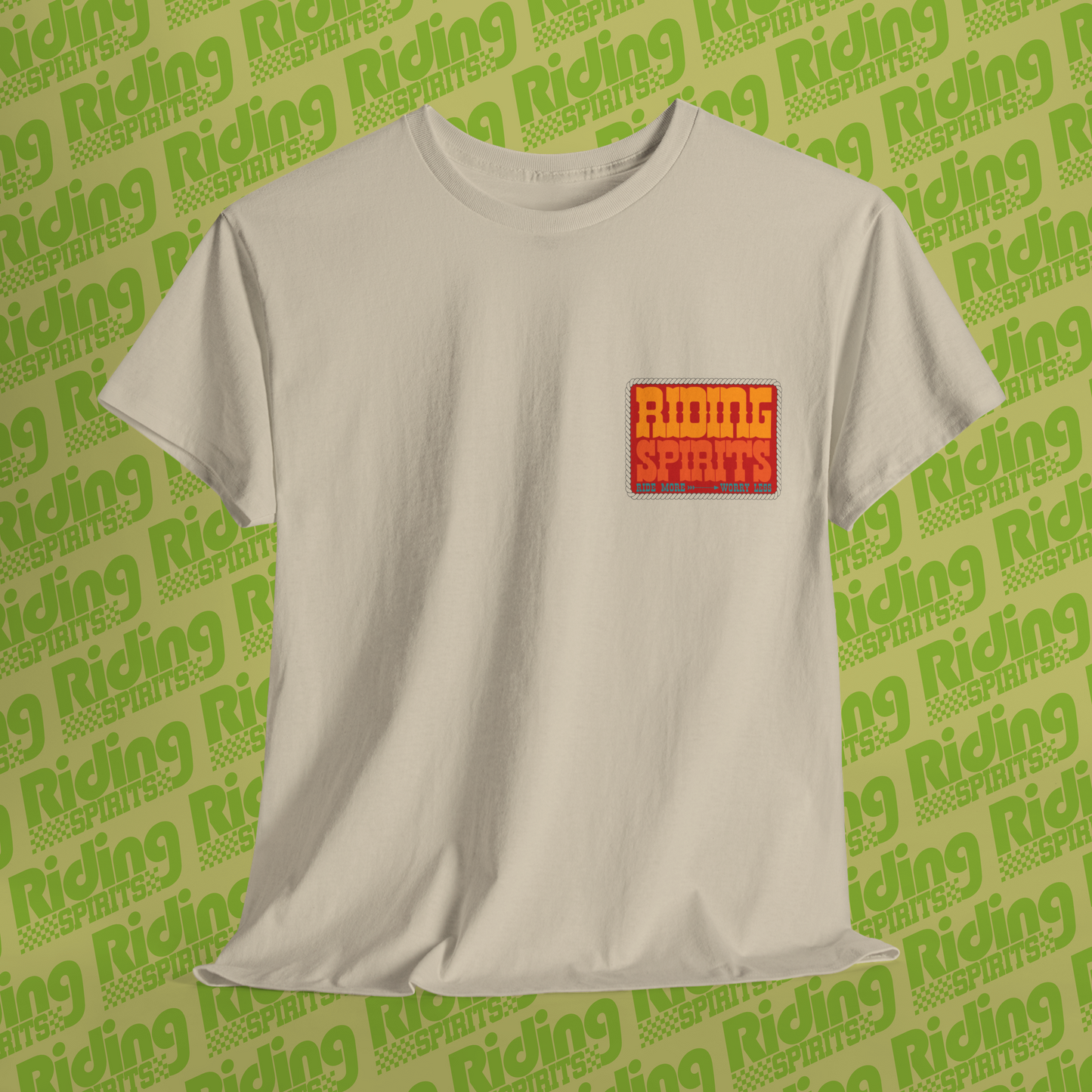 Ride More Worry Less Dirt Vision Short Sleeve T-Shirt