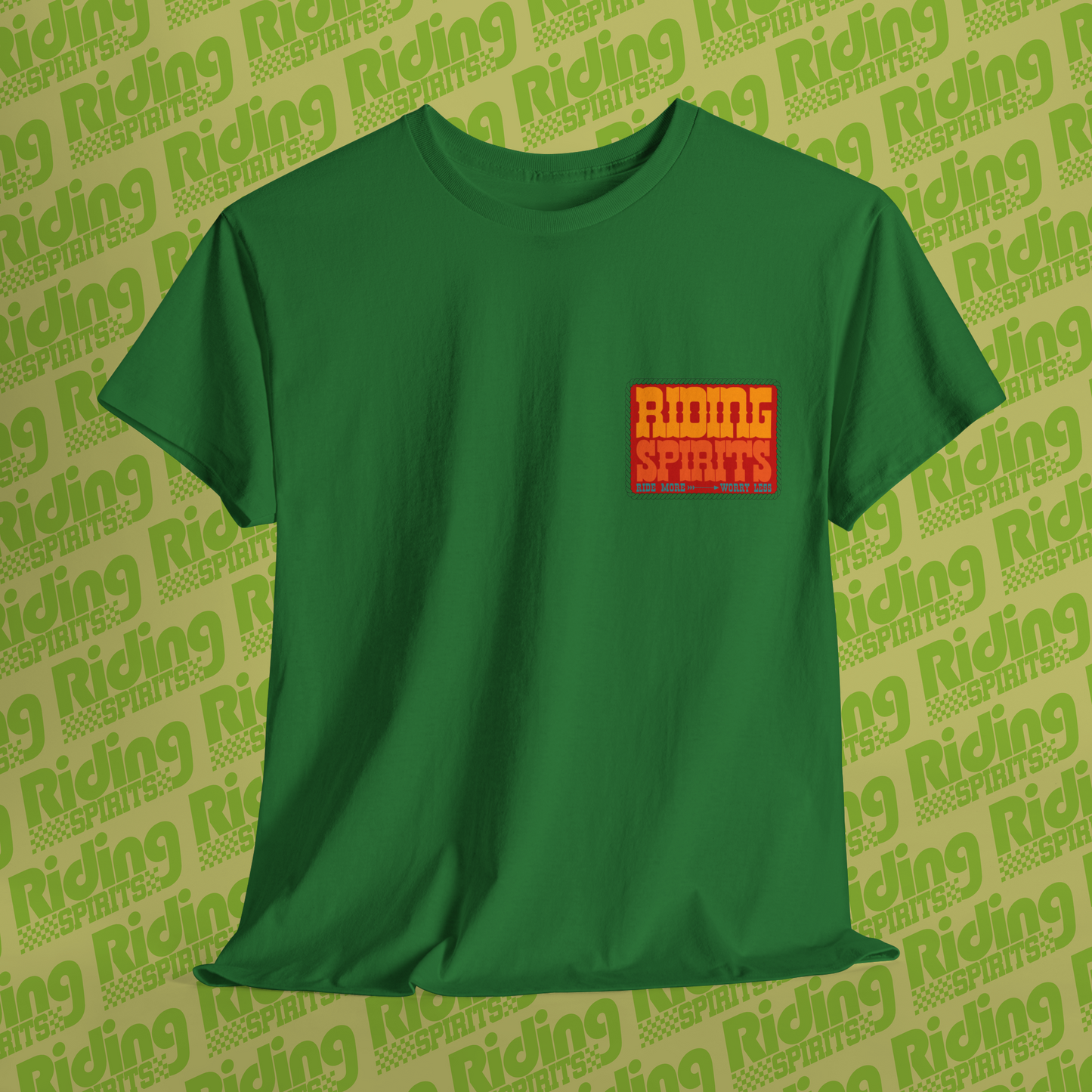 Ride More Worry Less Dirt Vision Short Sleeve T-Shirt