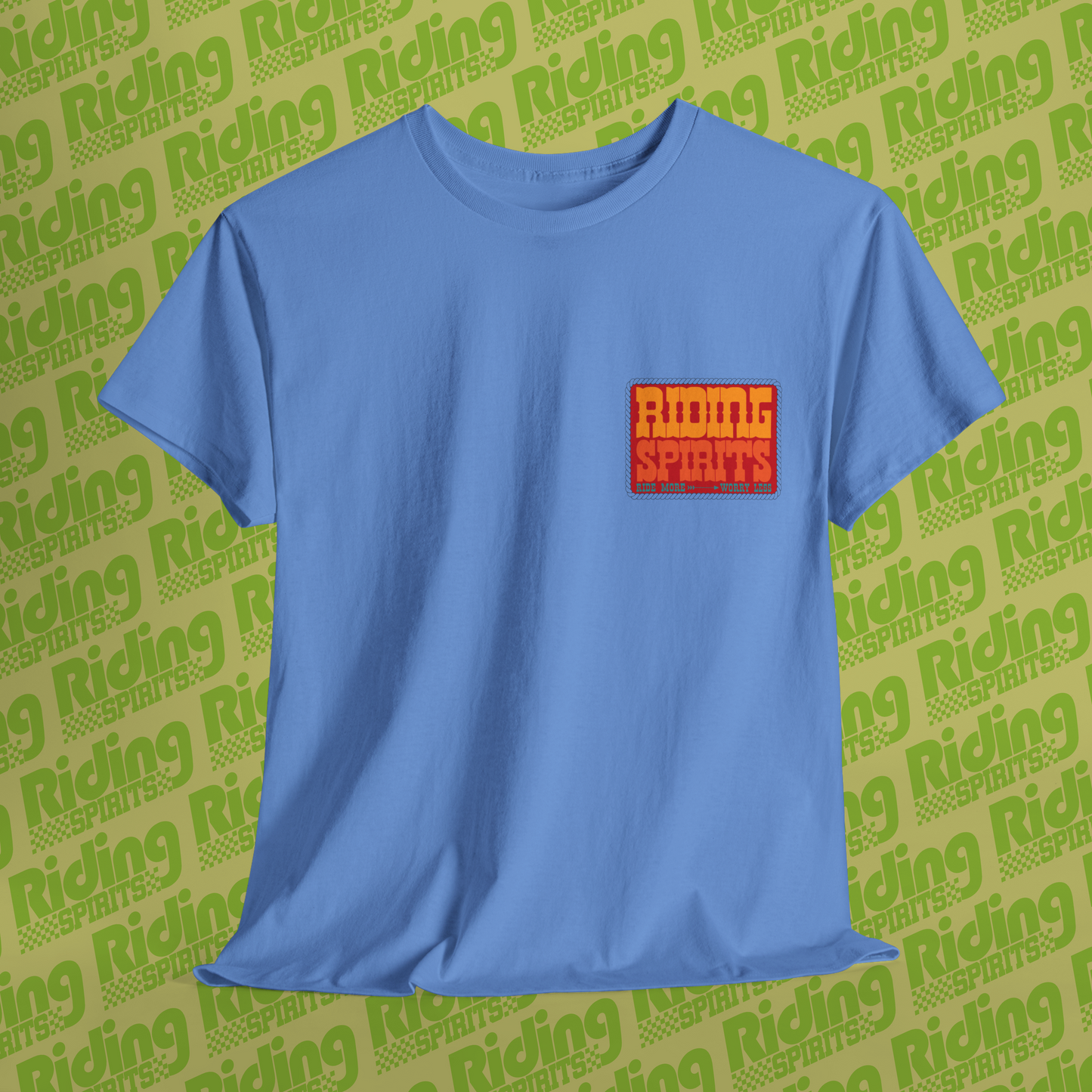 Ride More Worry Less Dirt Vision Short Sleeve T-Shirt