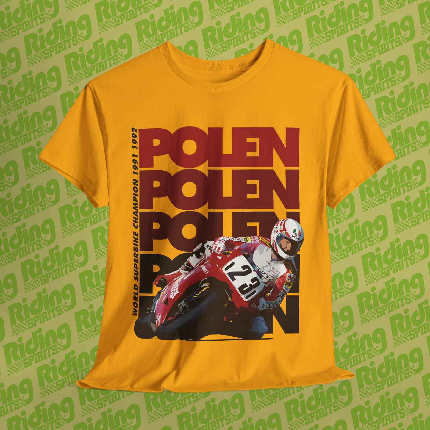 Moto Heroes Series, Polen World Superbike Champion Short Sleeve T-shirt