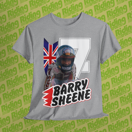 Barry Sheene Britain's World Champ Short sleeve T-shirt