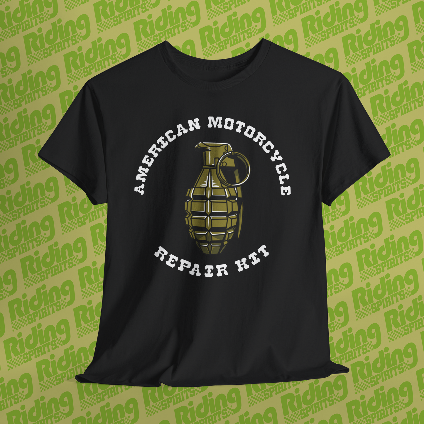 American Motorcycle Repair Kit, 70s Vintage Style, Short Sleeve T-shirt