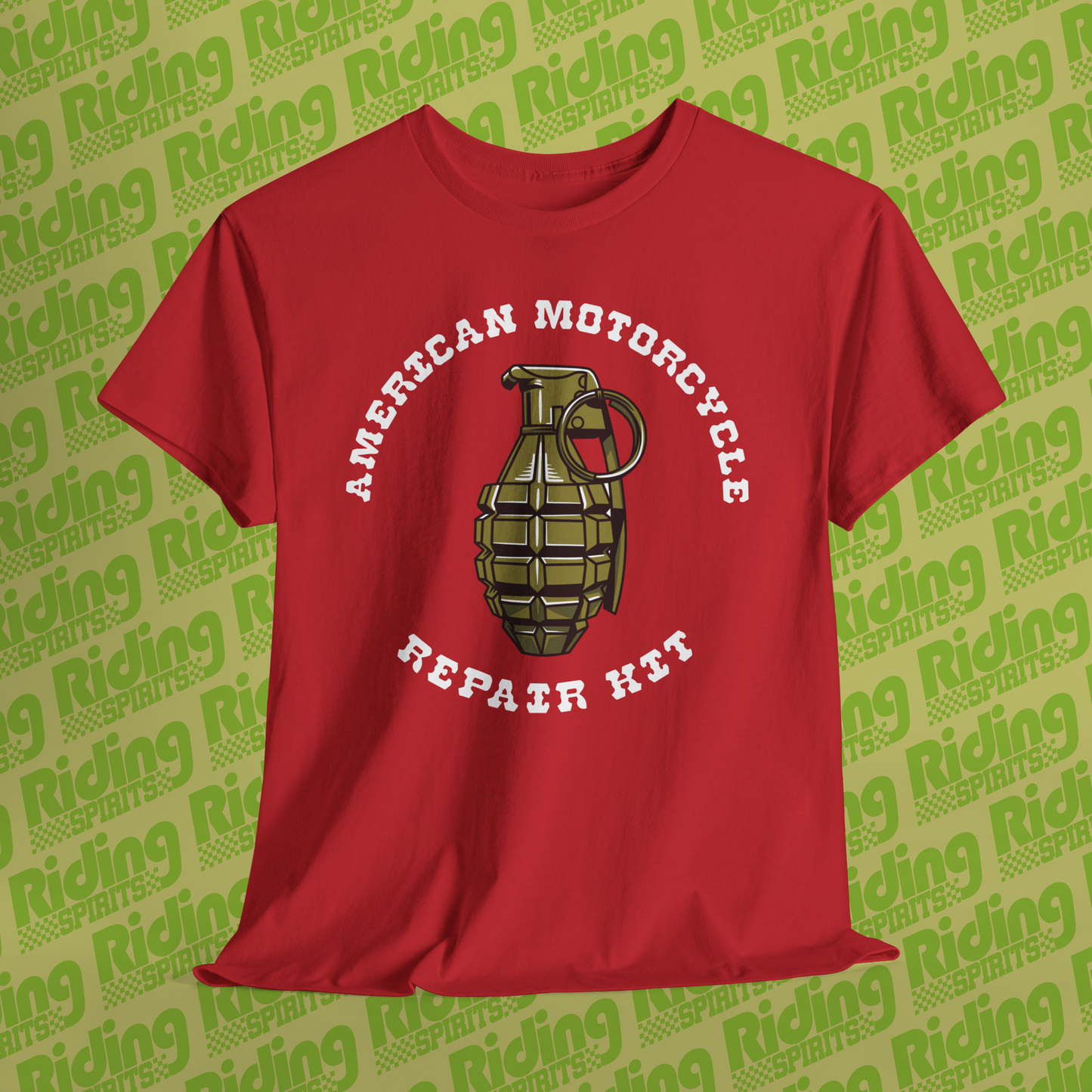 American Motorcycle Repair Kit, 70s Vintage Style, Short Sleeve T-shirt