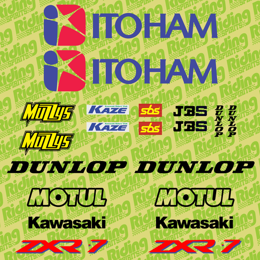 Itoham ZXR-7 Replica Graphic Kit